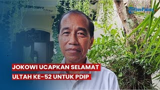 Meski Sudah Berpisah, Jokowi Tetap Ucapkan Selamat Ulang Tahun untuk PDIP