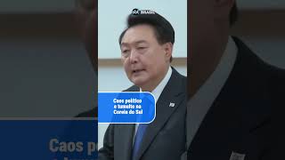 Coreia do Sul suspende execução de mandado de prisão contra presidente | SBT Brasil (03/01/25)