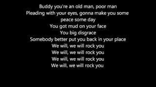Queen - We will rock you lyrics