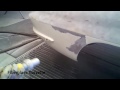 soda blasting fiberglass corvette