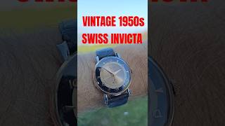 Vintage Invicta watch 1950s Swiss made #watch #wristwatch #shorts