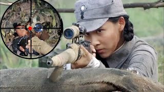 China's top snipers fight against a dozen Japanese snipers