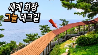 세계에서 가장 긴 회랑! 걷는 내내 그늘/ 섬 전체가 하나의 정원 /  당일치기, 트레킹, 바다위 레일바이크/ 대중교통