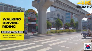 Experience the Exciting Life of South Korea! | Bus Terminal \u0026 Market Tour | POV 4K HDR | Travel Vlog