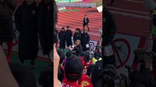 名古屋グランパス  赤碕  ゴール裏  挨拶