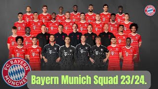 Fc Bayern Munich New Squad 23/24"With Every New Player's" About Football #bayernmunich #bayern