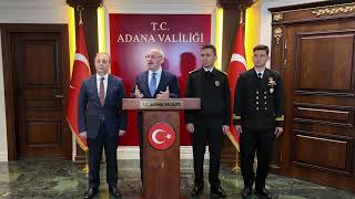 Adana Valisi Yavuz Selim Köşger asayiş toplantısı yaptı #adana