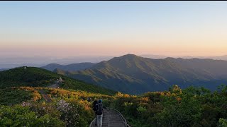 일출 Never Felt So Good 🌄 친구랑 둘이 별을 가슴에 묻고 오는 노고단 등산