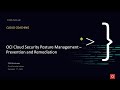 OCI Cloud Security Posture Management - Prevention and Remediation