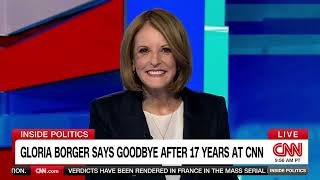 Gloria Borger is an icon. After 17 years of must-read articles, exclusive TV interviews,