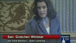 Senator Gretchen Whitmer Responds to Pro-Bullying Legislation