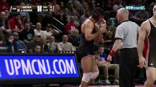 Lehigh Clutch at Rutgers Scarlet Knights Wrestling: 184 Pounds - Brown vs.Gravina