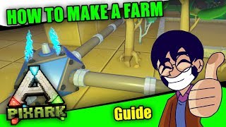 ⛏ PixArk Guide: Crops and farming || Everything you need to know about irrigation