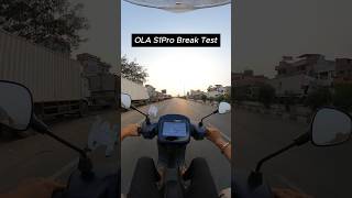 Break Test OLA S1 Pro #fearlessbikershivam #shivambr03 #olas1pro #electric #scooter