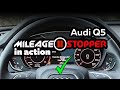 AUDI Q5 mileage stopper in action, filter, freezer.