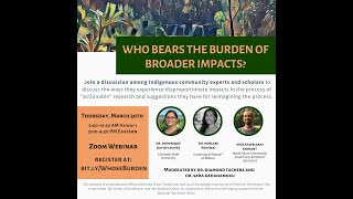 Who Bears the Burden of Broader Impacts?