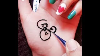 Most stylish M Letter Alphabet & ♥Love♥ Henna Tattoo Mehndi Design\ EID MEHENDI DESIGN\মেহেদী ডিজাইন