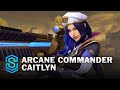 Arcane Commander Caitlyn Wild Rift Skin Spotlight