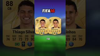 Thiago Silva 🆚 Marquinhos Card Evolution🇧🇷(FIFA 16 - FC 25)