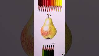 Realistic Pear drawing #youtubeshorts #ytshorts #fypシ #shorts #viral #trending