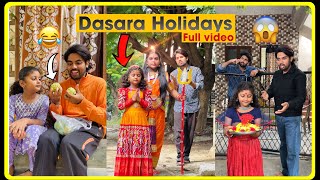 Dasara Holidays Full Video😂😳|| Charanspy || Chinni || Bathukamma