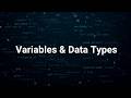 Variables & Data types | Python | Beginners