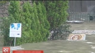 Lourdes: floods descend on French pilgrim town