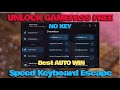 1+ Speed Keyboard Escape Script *NO KEY* - AUTO WIN, UNLOCK GAMEPASS, INSTANT WIN, INFINITY TRAIL 🔥