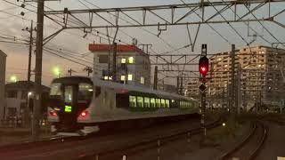 E257系5000番台 大船駅 東海道貨物線 通過シーン