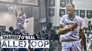 Shareef O'Neal Alley-Oop POSTER DUNK! Crowd Goes CRAZY! | SUPER SAIYAN REEF!