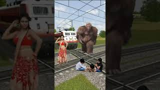 11 Feb | Train vfx funny magic video | Train vs Bear monster vfx | viral magic video | Ayan mechanic