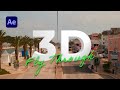 Camera Fly Through 3D Text Effect Adobe After Effects Tutorial