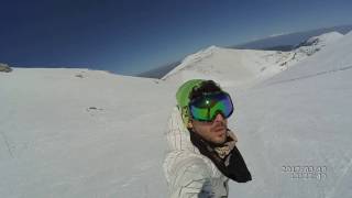 Kalavryta snowboarding - Styga top to parking