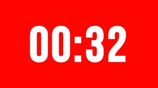 32 Second Timer With Alarm Without Music