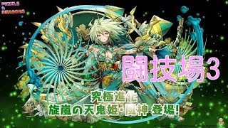 【パズドラ】風神で闘技場3  負け要素0 ※21F攻略は概要欄【野菜兵団】