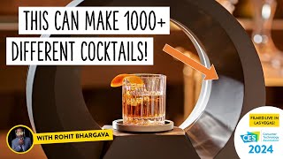 Meet the Barsys Smart Bar The Mixes 1000+ Different Cocktails | CES 2024 LIVE
