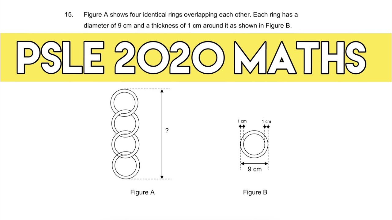 PSLE Math Question 2020 Paper 2 Q15 - YouTube