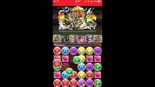 【パズドラ】第14回 一度きりチャレンジ！  超絶決戦【同キャラ禁止】全能神・ラー＝ドラゴン