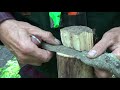 building a shear to make natural cordage rope