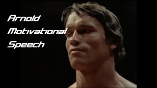 Arnold Schwarzenegger Motivational Speech Workout Video