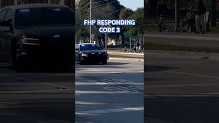 Florida Highway Patrol (FHP) Responding Code 3 to MVA