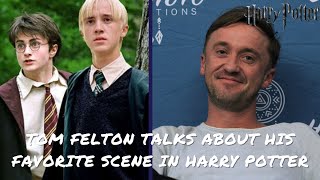 Tom Felton talks about his favorite scene in Harry Potter and the impact of the saga