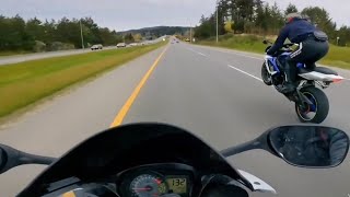 WATCH: motorcycles speeding near 300 km/h in Vancouver Island