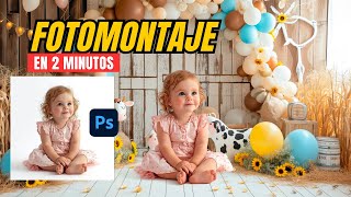 Cómo hacer un Fotomontaje con 3 capas | Tutorial de Photoshop