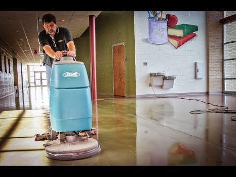 Maintaining Polished Concrete Floors Maintaining Polished Concrete Floors