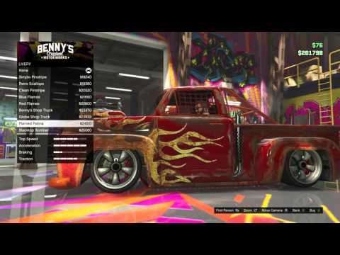 New GTA 5 Truck Upgrades In Bennys New GTA 5 Truck Upgrades In Bennys