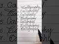 SEVEN STYLES OF CALLIGRAPHY #english #calligraphy #calligraphyhandwriting #shots