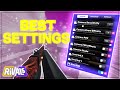 The *BEST SETTINGS* For Roblox RIVALS!!! (Roblox Rivals)