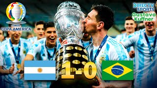 El día que ARGENTINA ganó la COPA AMÉRICA en el MARACANÁ - Highlights Brasil vs Argentina 2021 Final