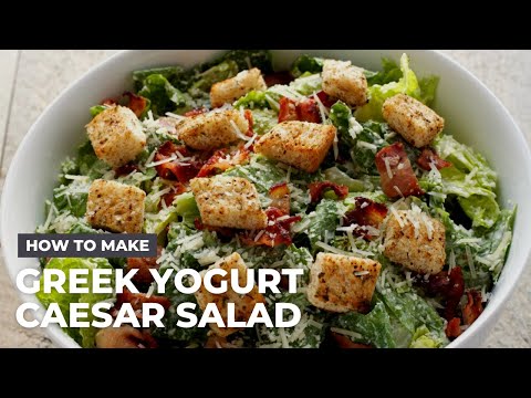 Greek Yogurt Caesar Salad Recipe Greek Yogurt Caesar Salad Recipe
